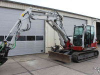 Pelles sur chenilles Takeuchi TB290-2 midigraver graafmachine rupskraan Steelwrist X12 draai/kantelstuk