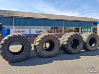 Roues, Pneus, Jantes, Barillets Jumelage Michelin Michelin Mega X Bib 1050/50R32 (ref 3)
