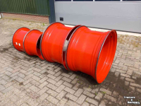 Roues, Pneus, Jantes, Barillets Jumelage Fendt velgenset 18x28 en 23x38