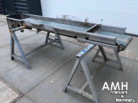 Convoyeur  2500X400 MM TRANSPORTBAND VLAKKE BAND FLAT BELT CONVEYOR BELT FLACHBAND FÖRDERBAND