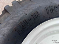 Roues, Pneus, Jantes, Barillets Jumelage Trelleborg 7.50-16 TD 27 incl. 6 gaats velg