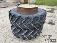 Roues, Pneus, Jantes, Barillets Jumelage Taurus 580/70 R38