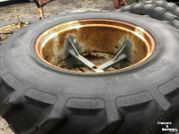 Roues, Pneus, Jantes, Barillets Jumelage Continental Dubbel lucht 20.8R38