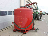 Autres Agomac 4000 liter staande vacuümtank met hydraulisch aangedreven vacuümpomp