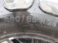 Roues, Pneus, Jantes, Barillets Jumelage Mitas 280/85R24 (11.2R24) AC85 trekkerbanden tractorprofiel voorbanden