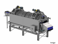 Installation à laver SWP Machinery Trommelwasser | Wastrommel | Drum Washer | Carrot washer | Potato washer