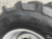 Roues, Pneus, Jantes, Barillets Jumelage Mitas AS 65 600/65R28 + Velg 360/405/8g  en 650/65R42 + Velg 280/335/10g