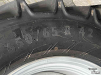 Roues, Pneus, Jantes, Barillets Jumelage Mitas AS 65 600/65R28 + Velg 360/405/8g  en 650/65R42 + Velg 280/335/10g
