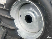 Roues, Pneus, Jantes, Barillets Jumelage Mitas AS 65 600/65R28 + Velg 360/405/8g  en 650/65R42 + Velg 280/335/10g