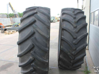 Roues, Pneus, Jantes, Barillets Jumelage Mitas 650/65R42 AC65 trekkerbanden tractorbanden achterbanden wielen velgen 8 gaats