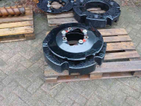 Masses de roue Fendt wielgewicht met moederplaat