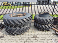 Roues, Pneus, Jantes, Barillets Jumelage Alliance Dubbellucht set Achter 20.8R42, voor 16.9-28
