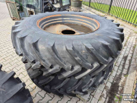 Roues, Pneus, Jantes, Barillets Jumelage Alliance Dubbellucht set Achter 20.8R42, voor 16.9-28