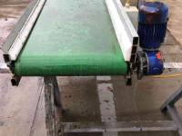Convoyeur  2200X600 MM TRANSPORTBAND VLAKKE BAND FLAT BELT CONVEYOR BELT FLACHBAND FÖRDERBAND