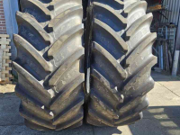 Roues, Pneus, Jantes, Barillets Jumelage BKT 710/70R42 VF. V-Flecto. Demoset
