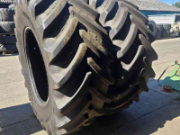 Roues, Pneus, Jantes, Barillets Jumelage BKT 710/70R42 VF. V-Flecto. Demoset