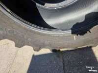 Roues, Pneus, Jantes, Barillets Jumelage BKT 710/70R42 VF. V-Flecto. Demoset