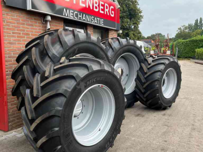 Roues, Pneus, Jantes, Barillets Jumelage Michelin 900/50R42 en 710/55R30 Mach X BIB banden wielen velgen