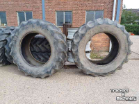 Roues, Pneus, Jantes, Barillets Jumelage Good Year 580/70R38