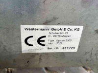 Balayeur Westermann Optimal 2300 Veegmachine