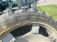 Roues, Pneus, Jantes, Barillets Jumelage Alliance 11.2-48, 270/95R48 op verstelbare velg
