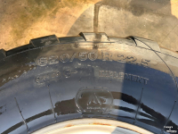 Roues, Pneus, Jantes, Barillets Jumelage Vredestein 620/50R22,5 Flotation pro