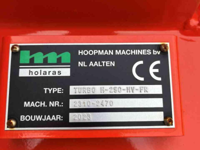 Balayeuses et balayeuses aspirantes Holaras Turbo-H-250-HV-FR Veegmachine Holaras