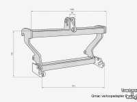 Adaptateur Qmac VERLOOPADAPTER: EURO>CAT2