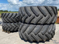 Roues, Pneus, Jantes, Barillets Jumelage  710/70R38 + 600/65R28 Trelleborg TM800
