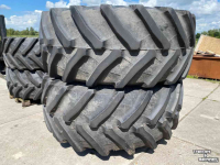 Roues, Pneus, Jantes, Barillets Jumelage  710/70R38 + 600/65R28 Trelleborg TM800