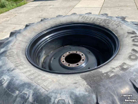 Roues, Pneus, Jantes, Barillets Jumelage  710/70R38 + 600/65R28 Trelleborg TM800