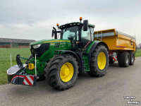 Tracteur John Deere 6155R Tractor 200 Pk + Gronddumper Tandemasser (22 ton)