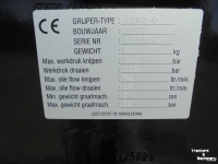 Grappins de tri et de démolition Zijtveld S502D sloop/sorteergrijper knijper grijper sloopsorteerknijper nieuw op voorraad S502-D CW10