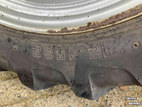 Roues, Pneus, Jantes, Barillets Jumelage BKT set cultuurwielen 32/46 inch met dubbellucht voor Case-IH MX