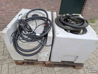 Tank de carburant Cemo 2x Cemo 200 liter mobiele dieseltank/dieselpomp
