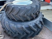 Roues, Pneus, Jantes, Barillets Jumelage Mitas 440/65R24 + 540/65R34
