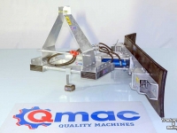 Pousse fourrage à pneu Qmac Modulo rubber kuilschuif voerschuif aanveegschuif tractor aanbouw