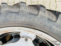 Roues, Pneus, Jantes, Barillets Jumelage  12.4x46 op velg CNH set!