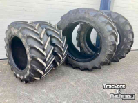 Roues, Pneus, Jantes, Barillets Jumelage Michelin 480/60R28 + 600/60R38