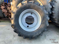 Roues, Pneus, Jantes, Barillets Jumelage Trelleborg 650/65R38 100% + 540/65R28 100% TM 800