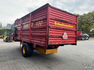 Remorque distributrice Schuitemaker Feedo 100 Voerdoseerwagen, voerwagen, blokkenwagen, voermachines