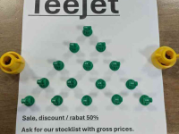 Autres pulvérisateurs et accessoires Teejet spuitdoppen uit voorraad, Sales 50% discount from stock