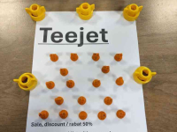 Autres pulvérisateurs et accessoires Teejet spuitdoppen uit voorraad, Sales 50% discount from stock