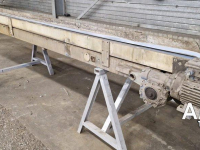 Convoyeur  4200X370 TRANSPORTBAND VLAKKE BAND FLAT BELT CONVEYOR BELT FLACHBAND FÖRDERBAND