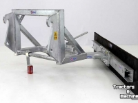 Rabots à lisier Qmac Modulo rubber manure scrapers 2700mm hook up Zettelmeyer