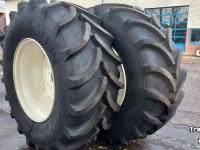 Roues, Pneus, Jantes, Barillets Jumelage Vredestein 710/70R38 Traxion 65