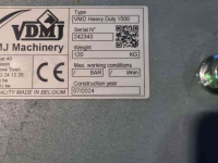 Mini pelleteuse VDMJ DUWVEGER / BLOKBEZEM 'Heavy Duty' cw10