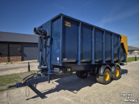 Remorque à aspirateur de feuilles / d‘herbe Veenhuis Veenhuis zuigwagen / kipper