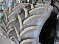 Roues, Pneus, Jantes, Barillets Jumelage Vredestein 600/65R28 Traxion XXL trekkerbanden tractorbanden demontage