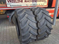 Roues, Pneus, Jantes, Barillets Jumelage Mitas 540/65R28 AC65 met 20mm